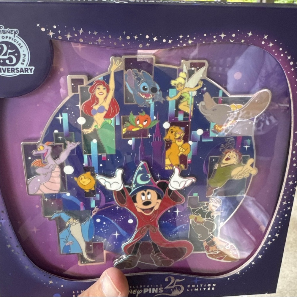 Disney 25th Anniversary Character Pin Collection